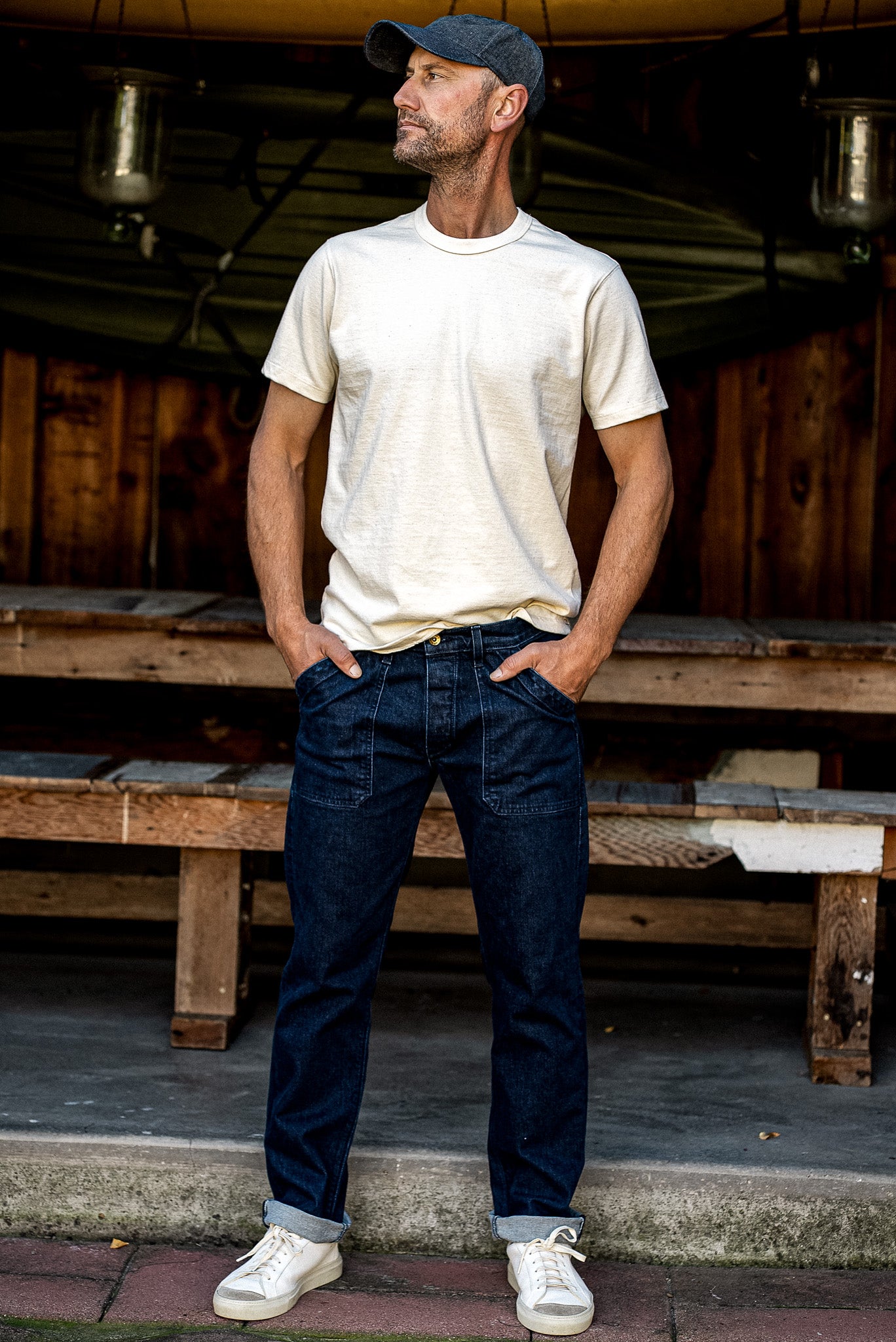 Scout Jean | Denim Military Pant - Ocean