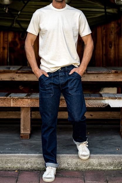 Scout Jean | Denim Military Pant - Ocean