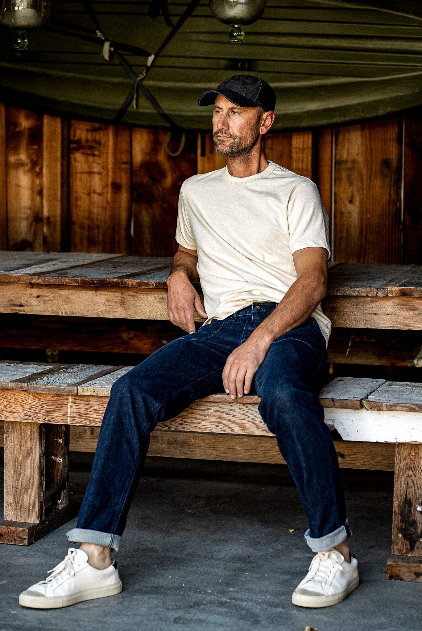 Scout Jean | Denim Military Pant - Ocean