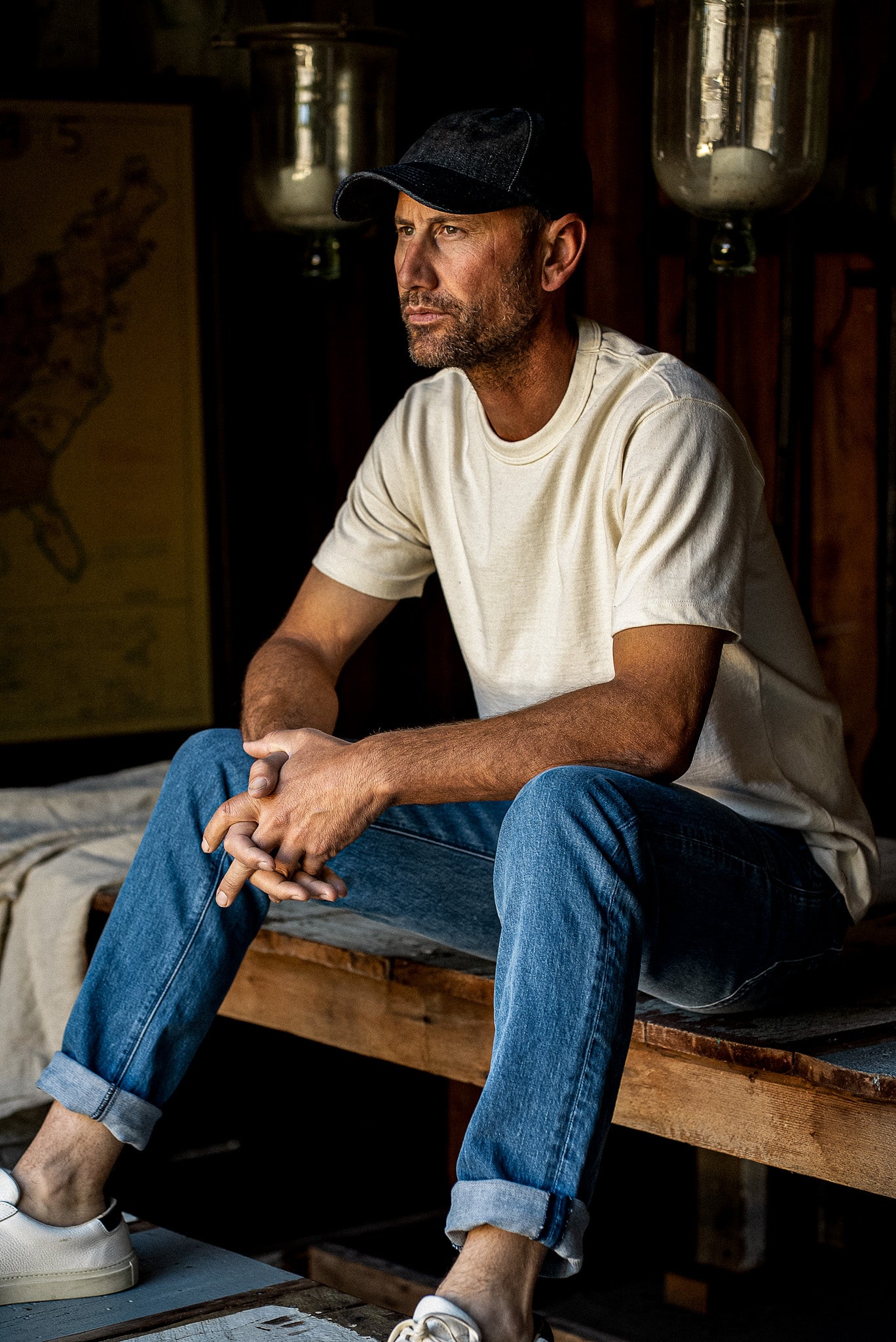 Scout Jean | Denim Military Pant - Salt