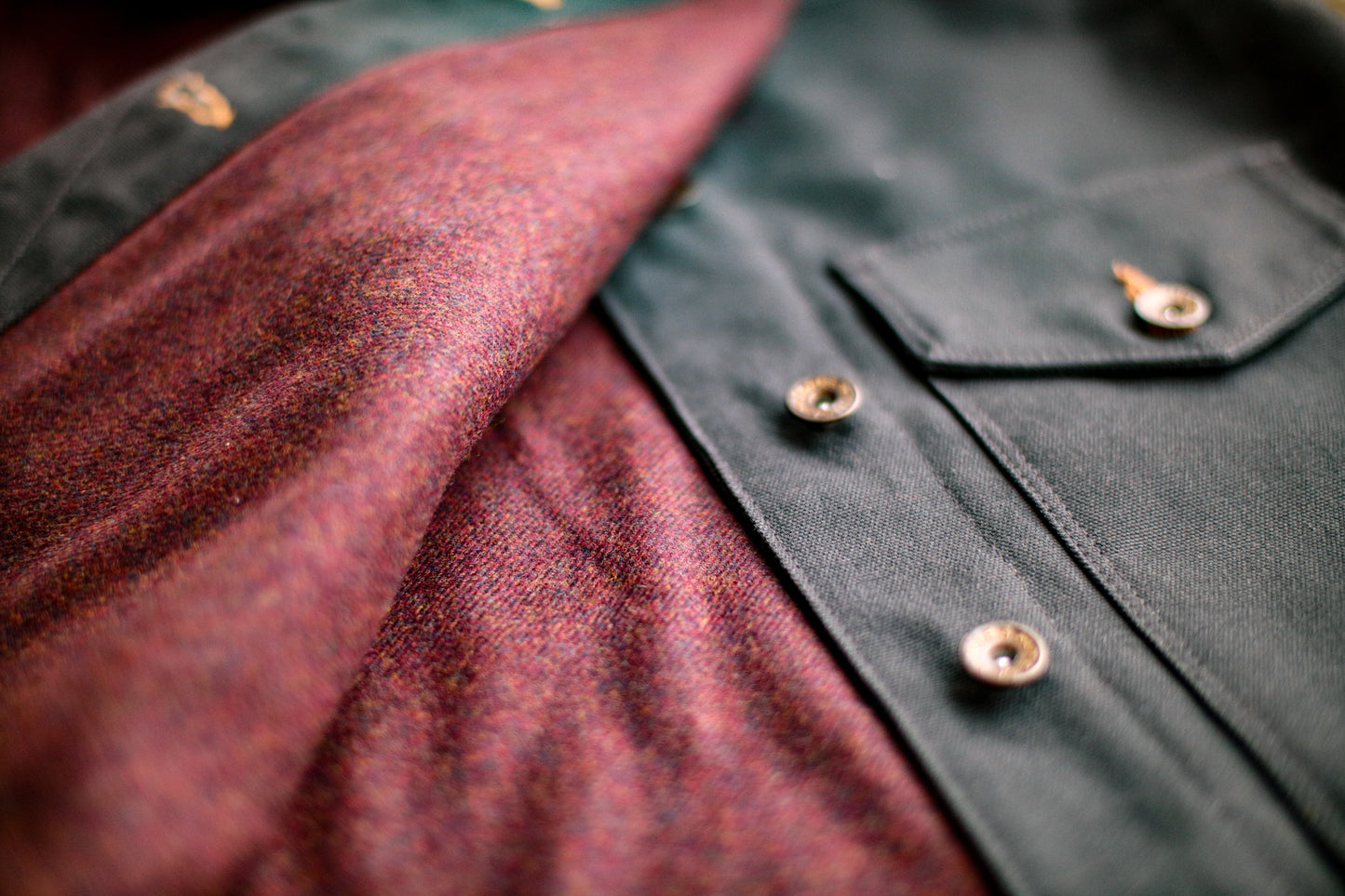 Men's James 100% wool lined canvas vest | Basalt