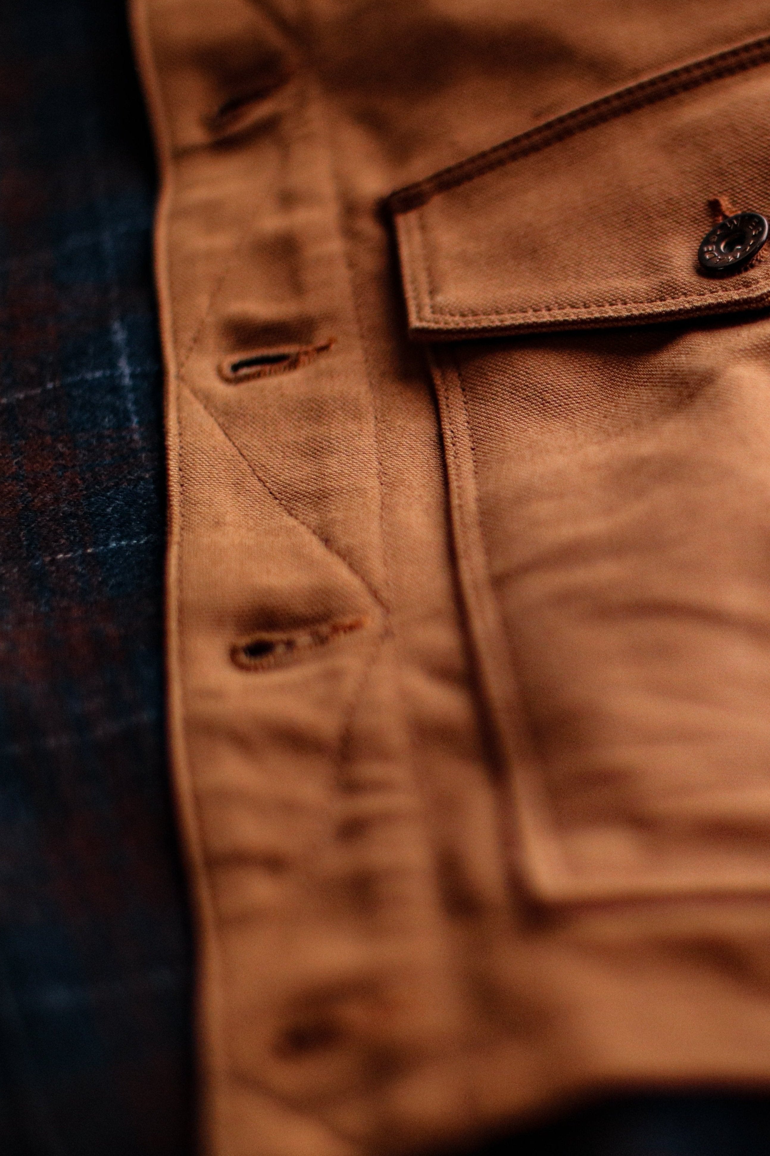 Men's James 100% wool lined canvas vest | Raw Denim & Duck Canvas