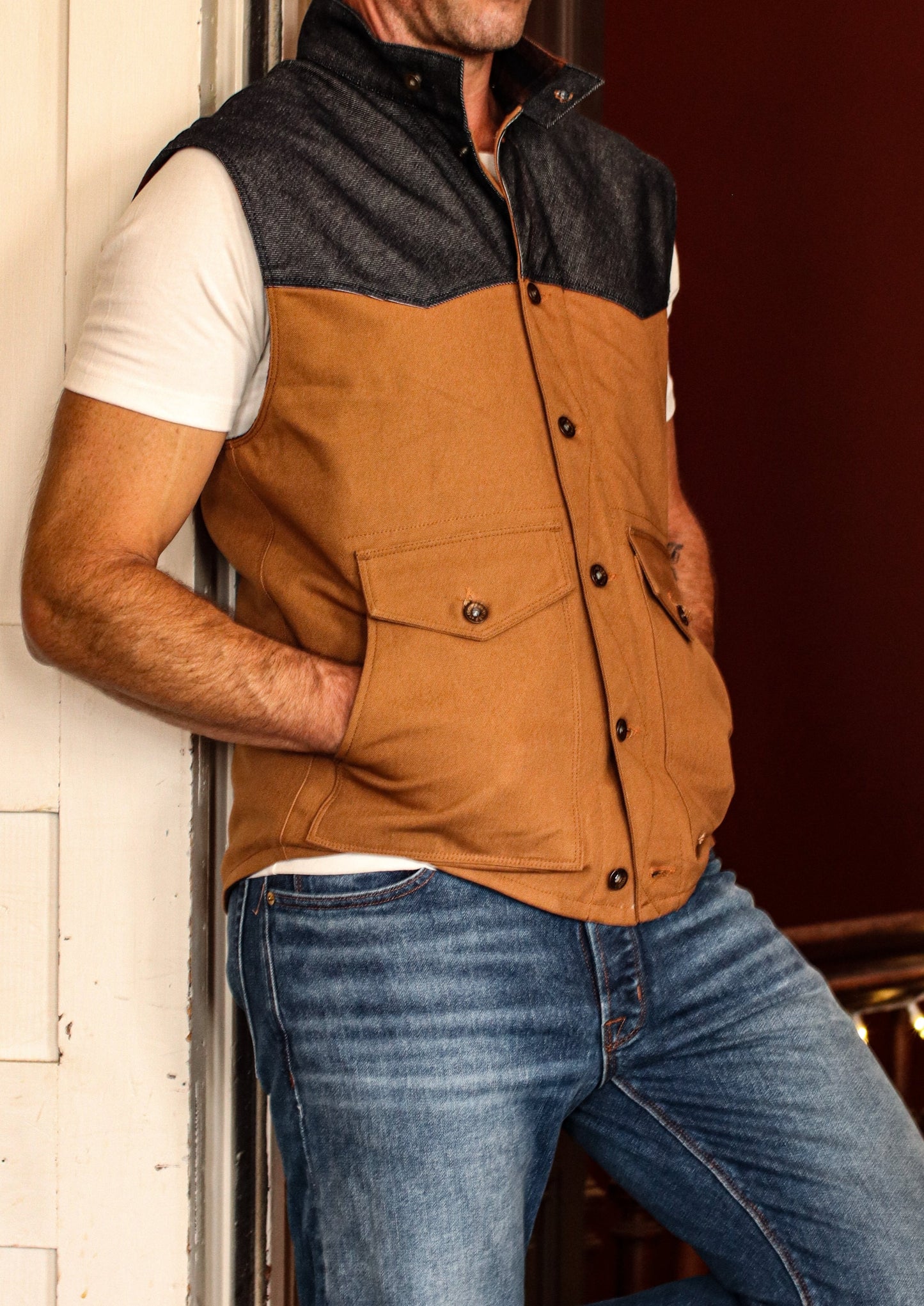 James Vest 100% Wool-lined