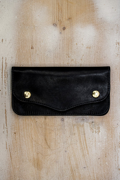 Roper Wallet Black | Horween Leather