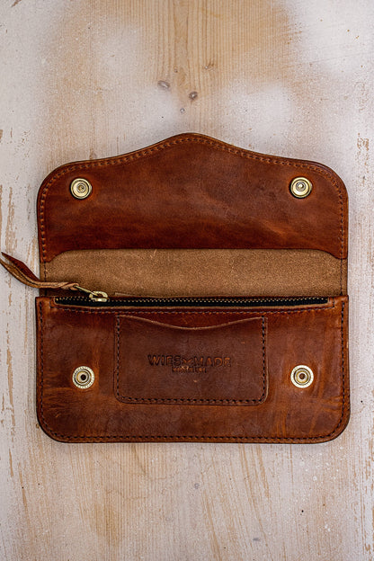 Roper Wallet Tan | Horween Leather