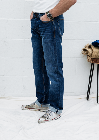 Sam Fit Jean | Washed Selvedge Standard Cut