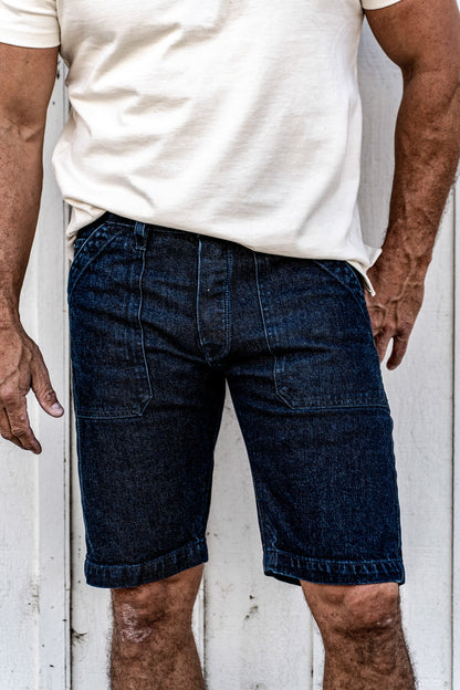 Men | Scout  Denim Military Short - Ocean