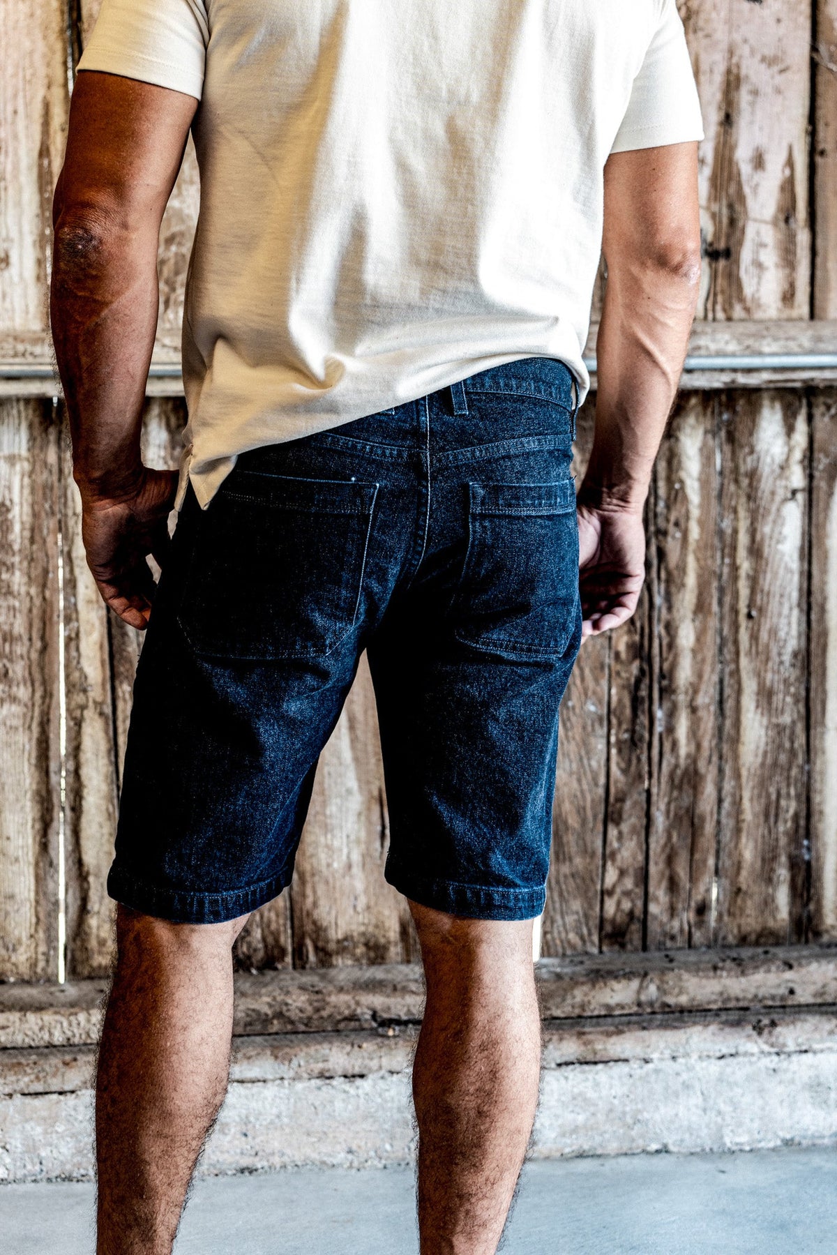 Men | Scout  Denim Military Short - Ocean