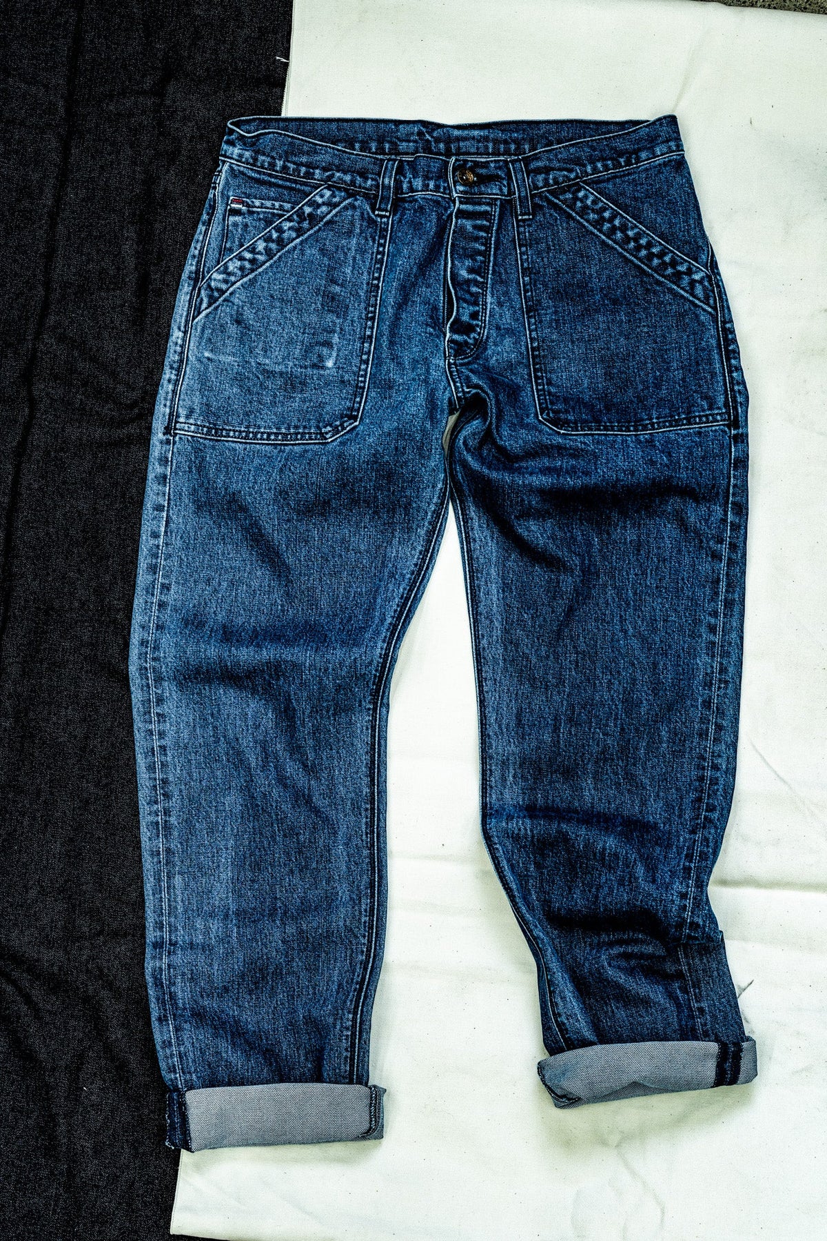 Scout Jean | Denim Military Pant - Salt