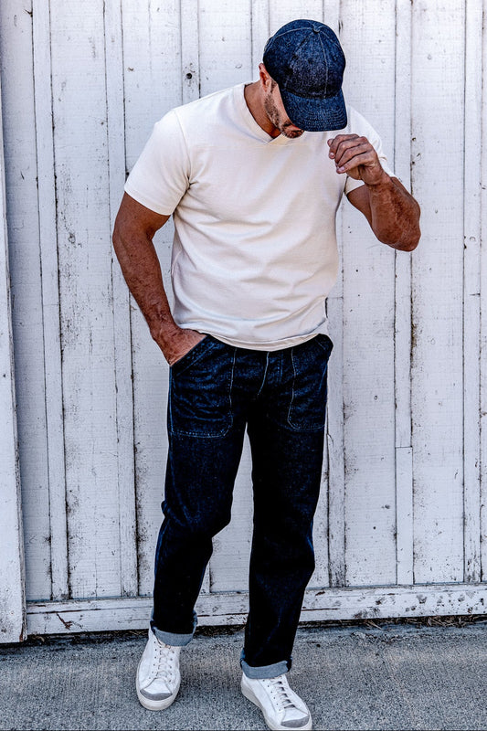 Scout Jean | Denim Military Pant - Ocean