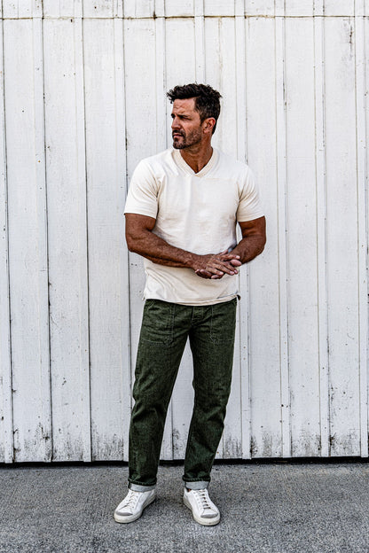 Scout Jean | Denim Military Pant - Olive