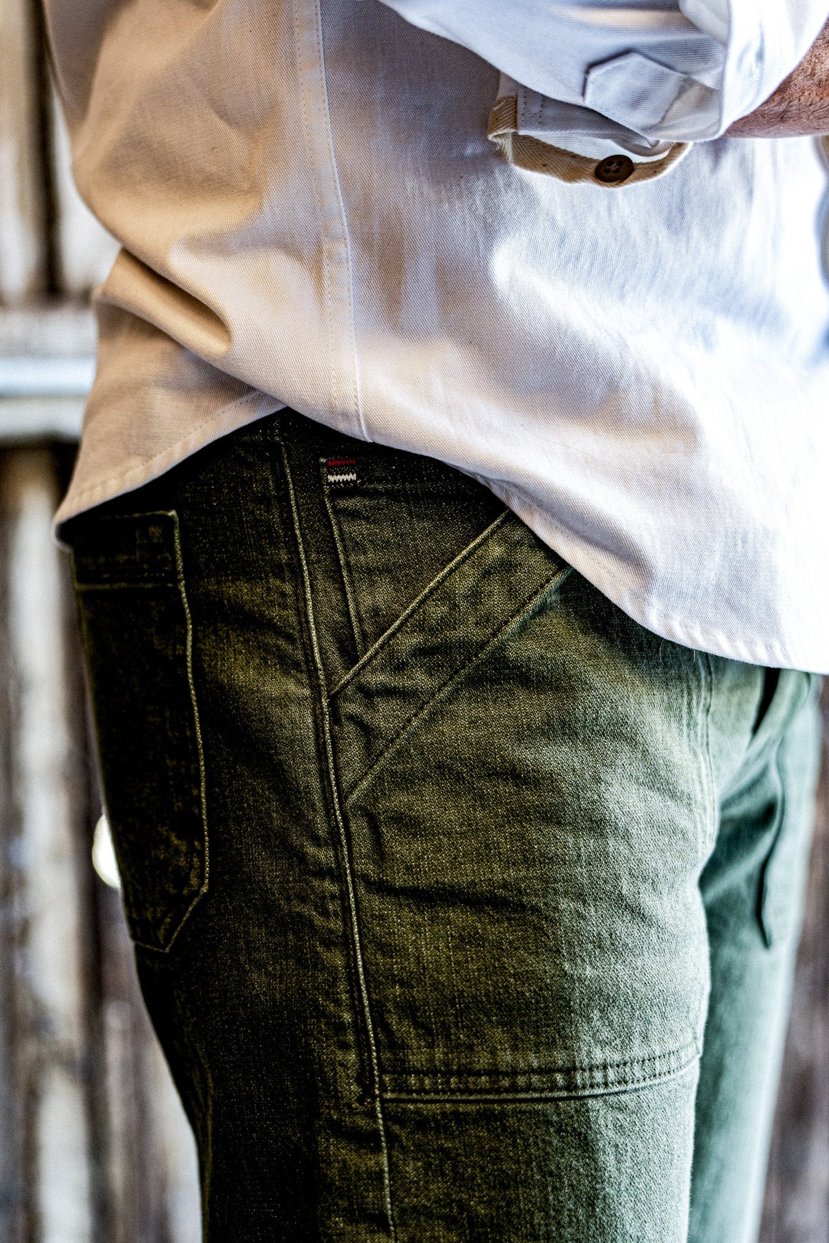 Scout Jean | Denim Military Pant - Olive