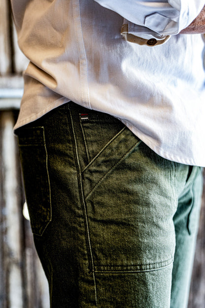 Scout Jean | Denim Military Pant - Olive