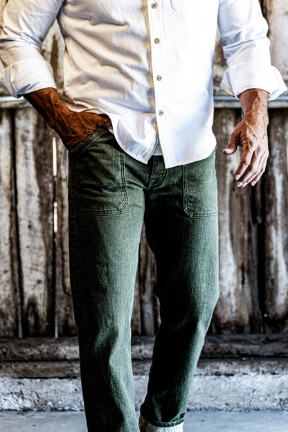 Scout Jean | Denim Military Pant - Olive