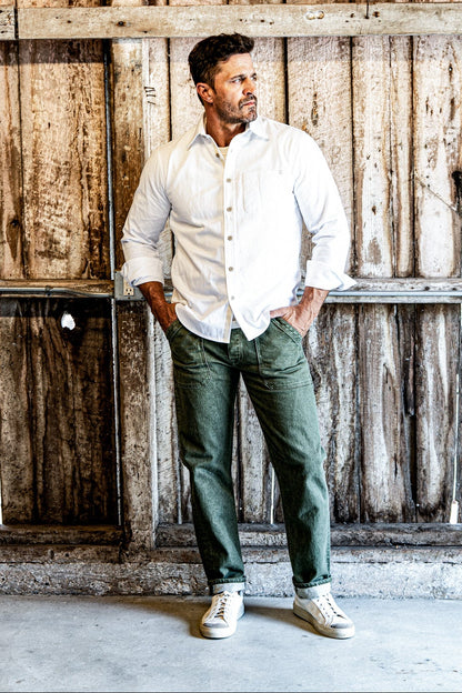 Scout Jean | Denim Military Pant - Olive