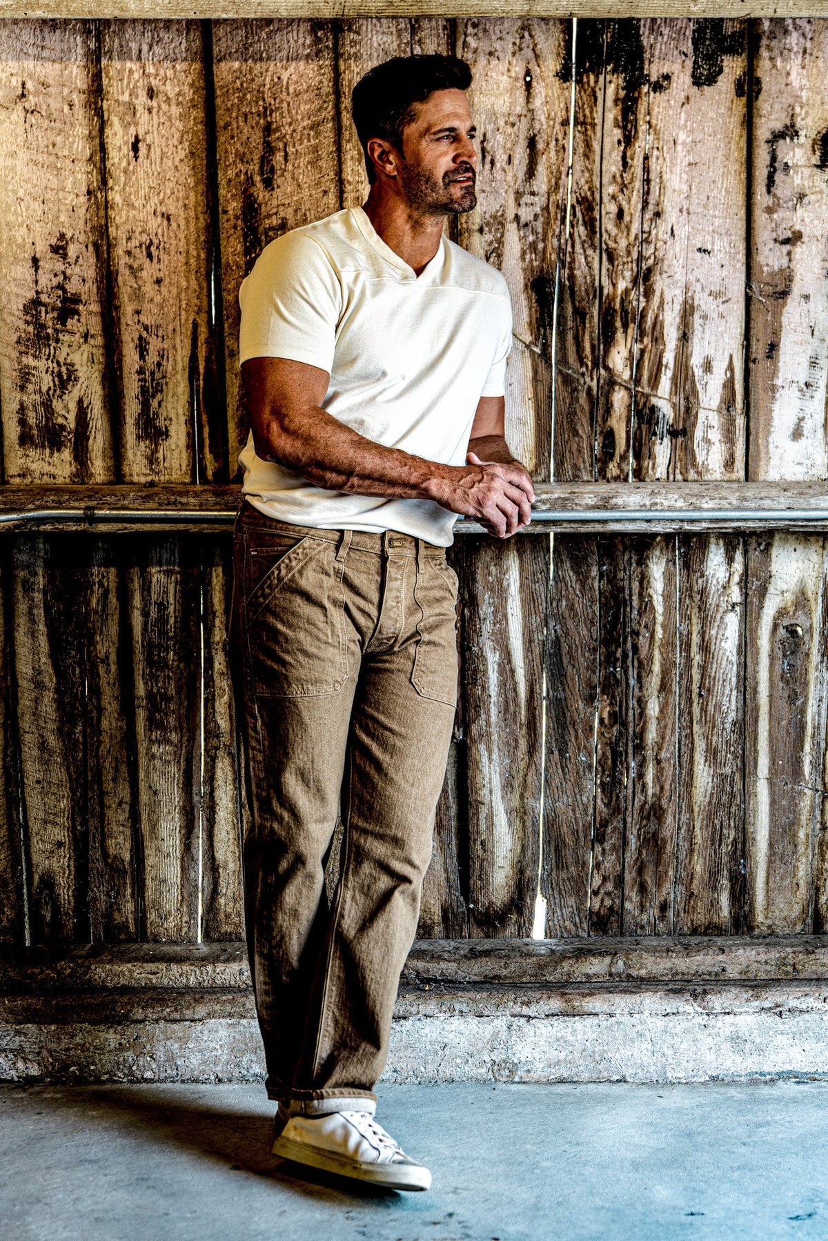 Scout Jean | Denim Military Pant - Wheat