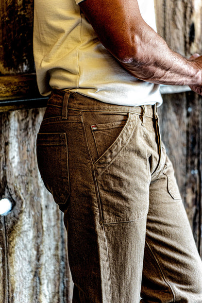 Scout Jean | Denim Military Pant - Wheat