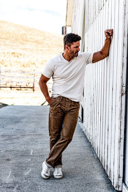 Scout Jean | Denim Military Pant - Wheat