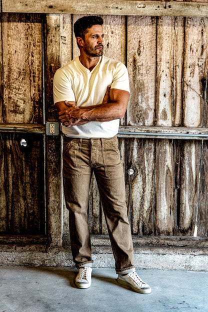Scout Jean | Denim Military Pant - Wheat