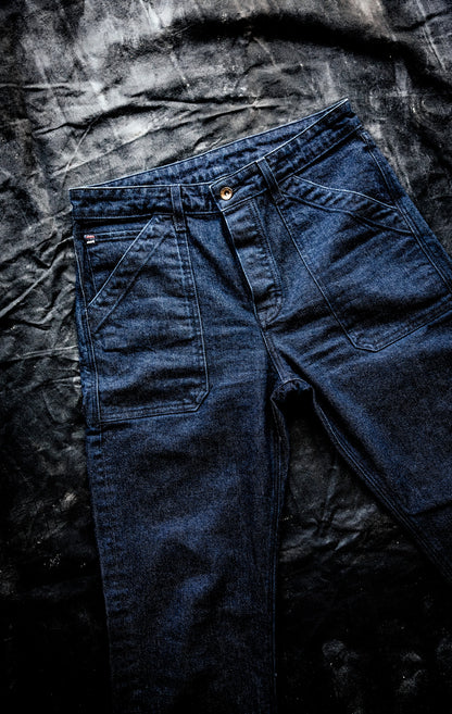 Scout Jean | Denim Military Pant - Ocean