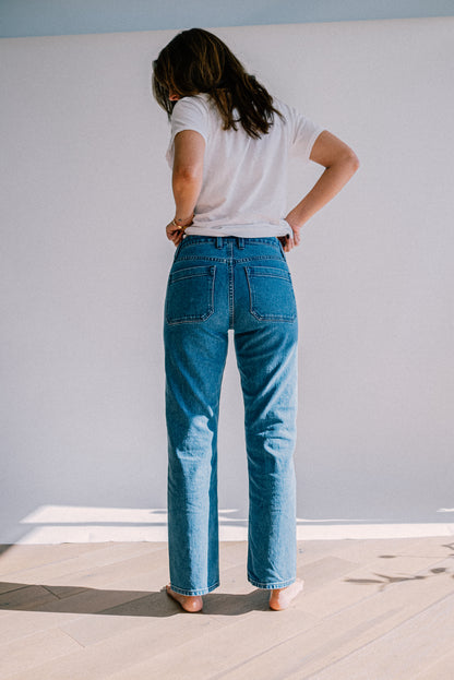 Scout Jean | Salt Wash  Denim Military Pant