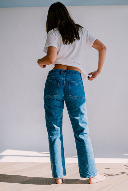 Scout Jean | Salt Wash  Denim Military Pant