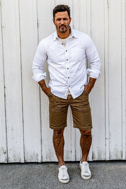 Men | Scout  Denim Military Short - Wheat