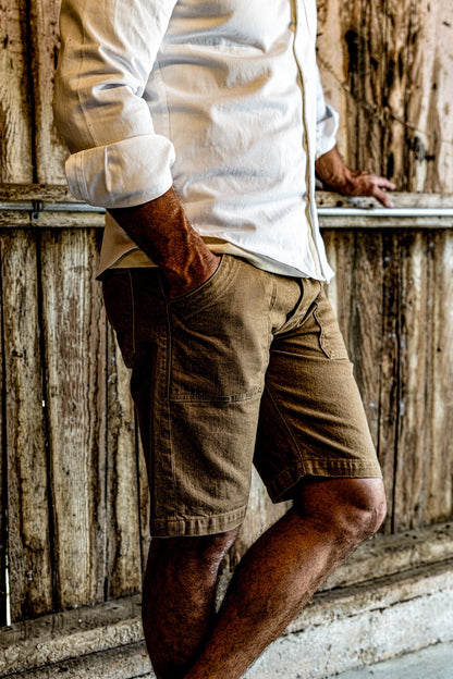 Men | Scout  Denim Military Short - Wheat