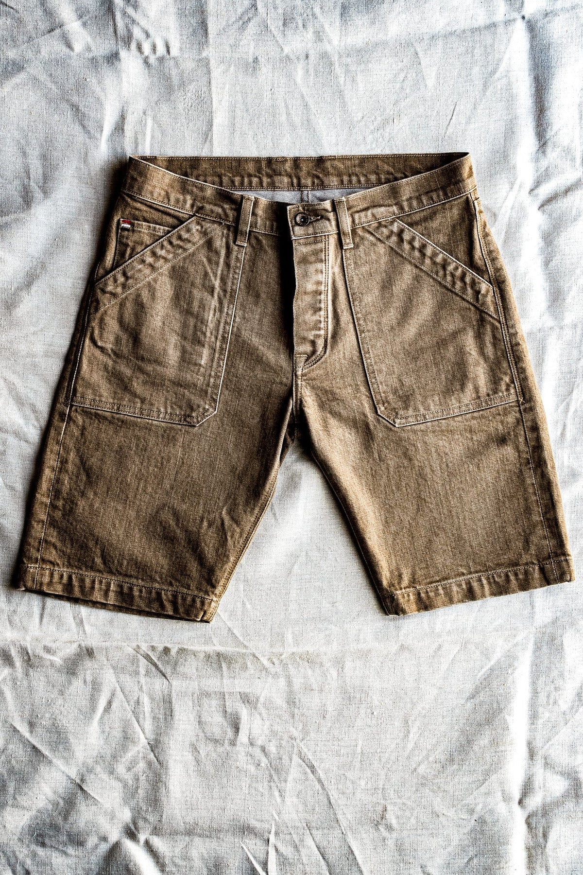 Men | Scout  Denim Military Short - Wheat