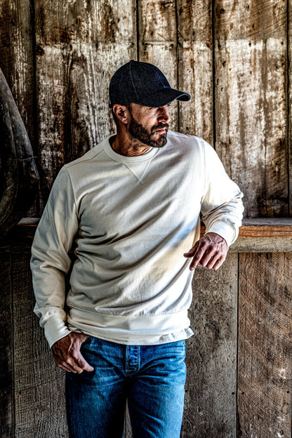 Men | Stinson Pullover | 12oz Rugby Jersey 100% cotton - Natural