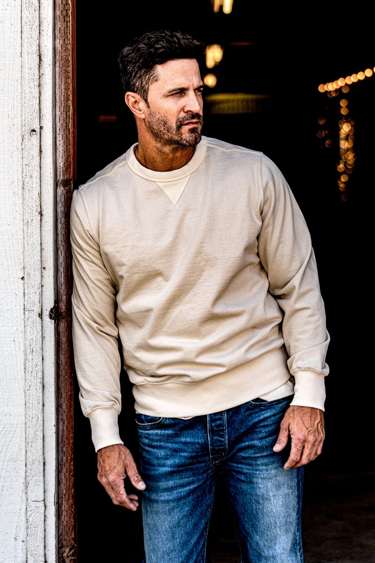 Men | Stinson Pullover | 12oz Rugby Jersey 100% cotton - Natural