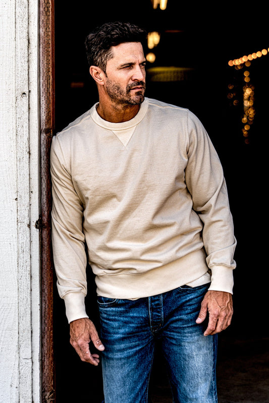 Men | Stinson Pullover | 12oz Rugby Jersey 100% cotton - Natural