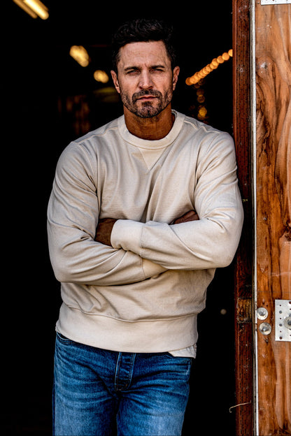 Men | Stinson Pullover | 12oz Rugby Jersey 100% cotton - Natural
