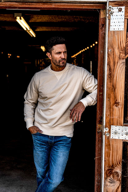 Men | Stinson Pullover | 12oz Rugby Jersey 100% cotton - Natural