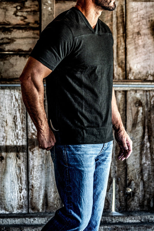 Men | Stinson V Jersey | 12oz 100% Cotton - Basalt