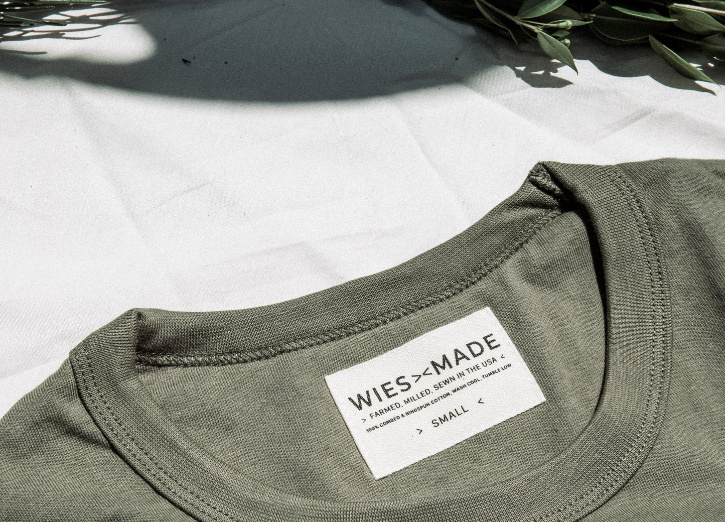 Women's Bolinas Heavyweight Tee | 8oz 100% American Made Cotton - Olive