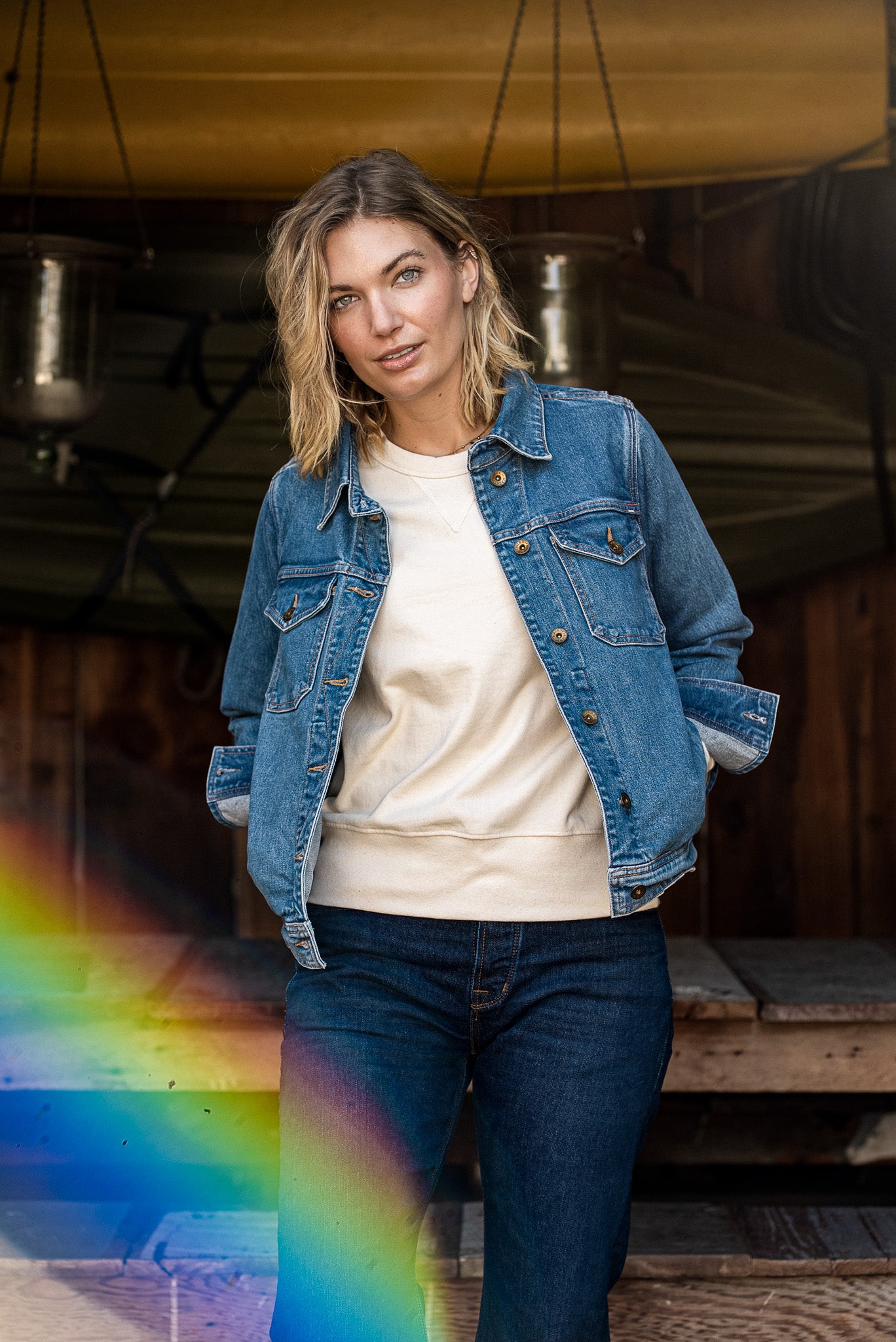 Artcher Jacket Salt | 14oz Broken Twill Denim – WiesMade