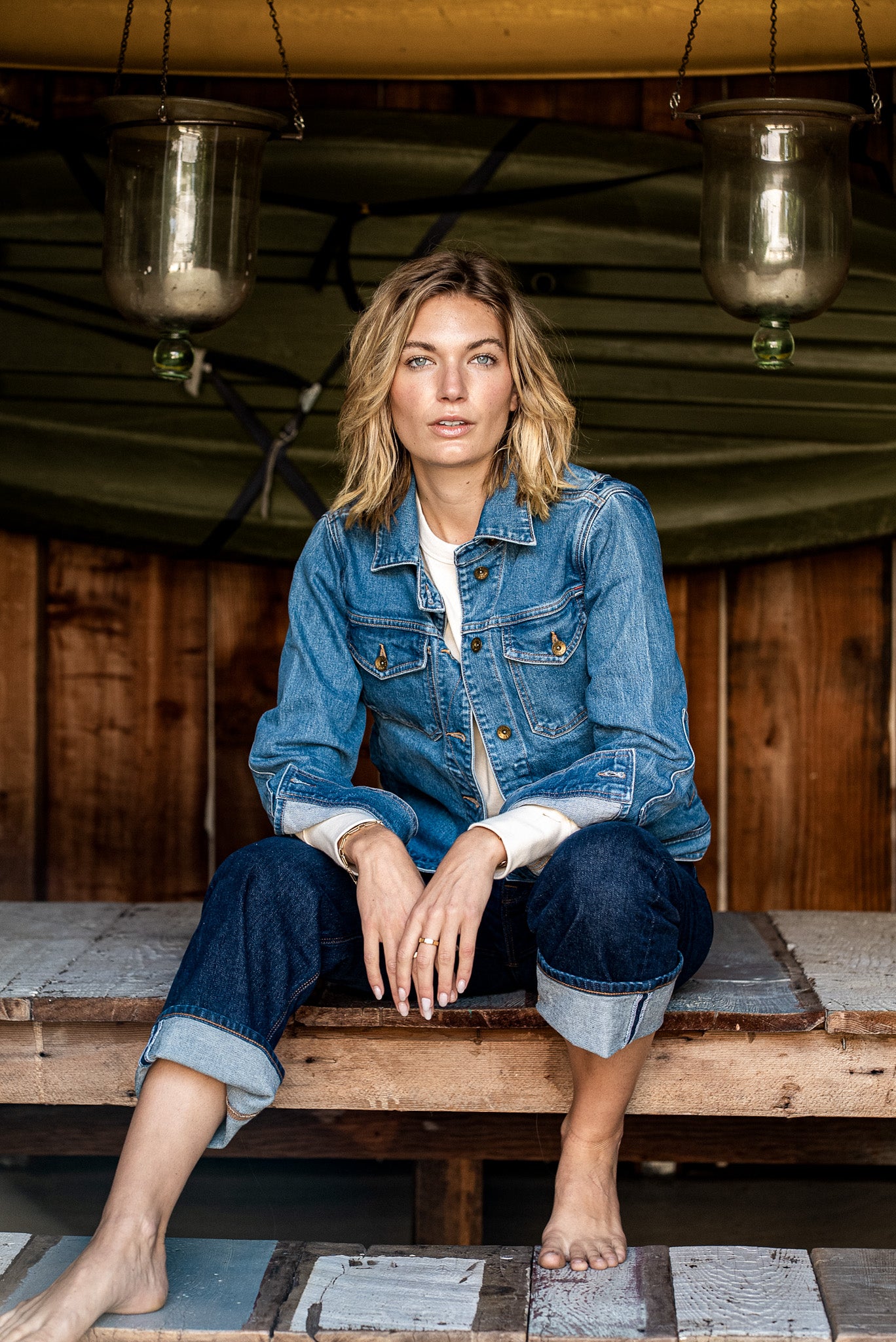 Artcher Jacket Salt | 14oz Broken Twill Denim – WiesMade