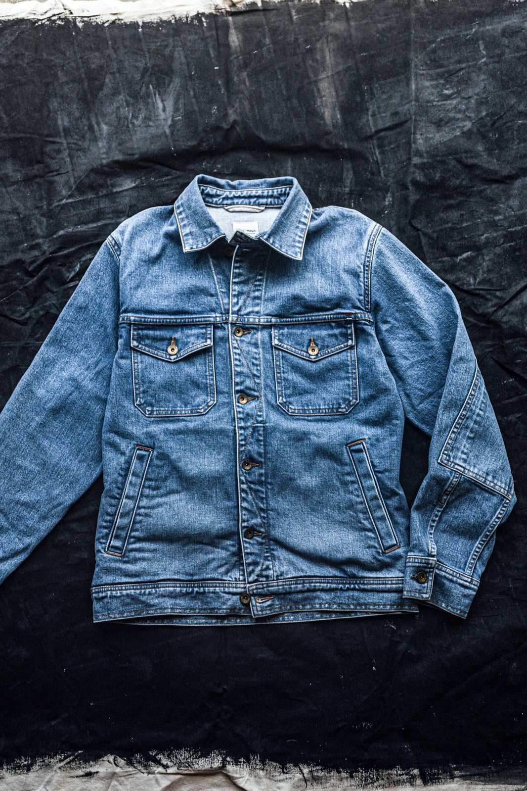 Artcher Jacket Salt | 14oz Broken Twill Denim – WiesMade