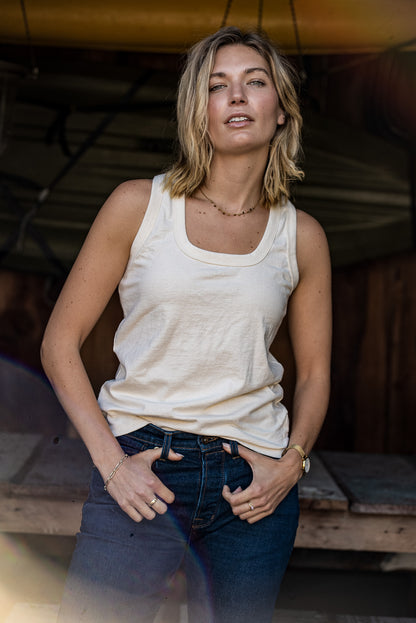 Reyes Tank | 100% Natural Cotton
