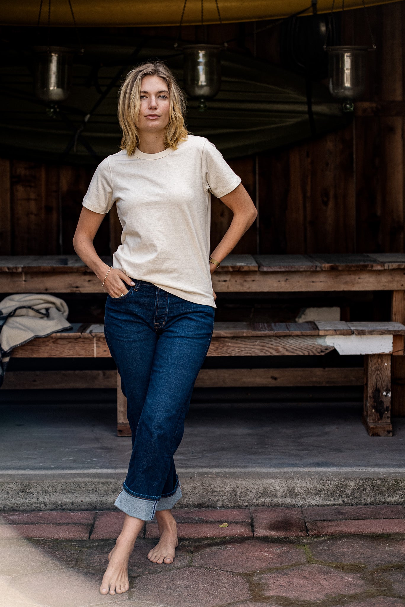 Reyes Boxy Tee | 100% Natural Cotton