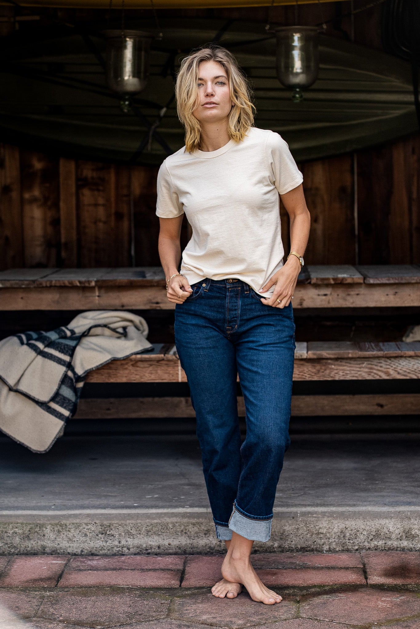Reyes Boxy Tee | 100% Natural Cotton