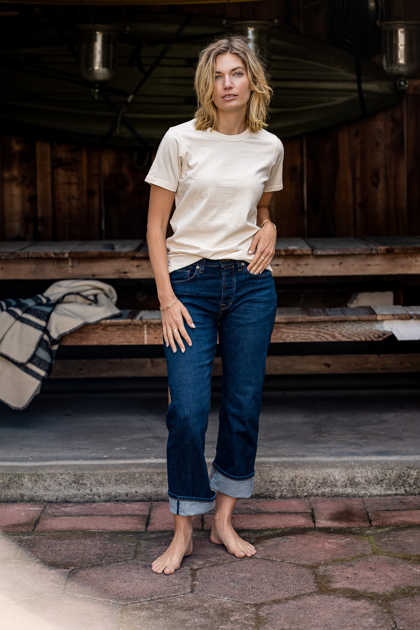 Reyes Boxy Tee | 100% Natural Cotton