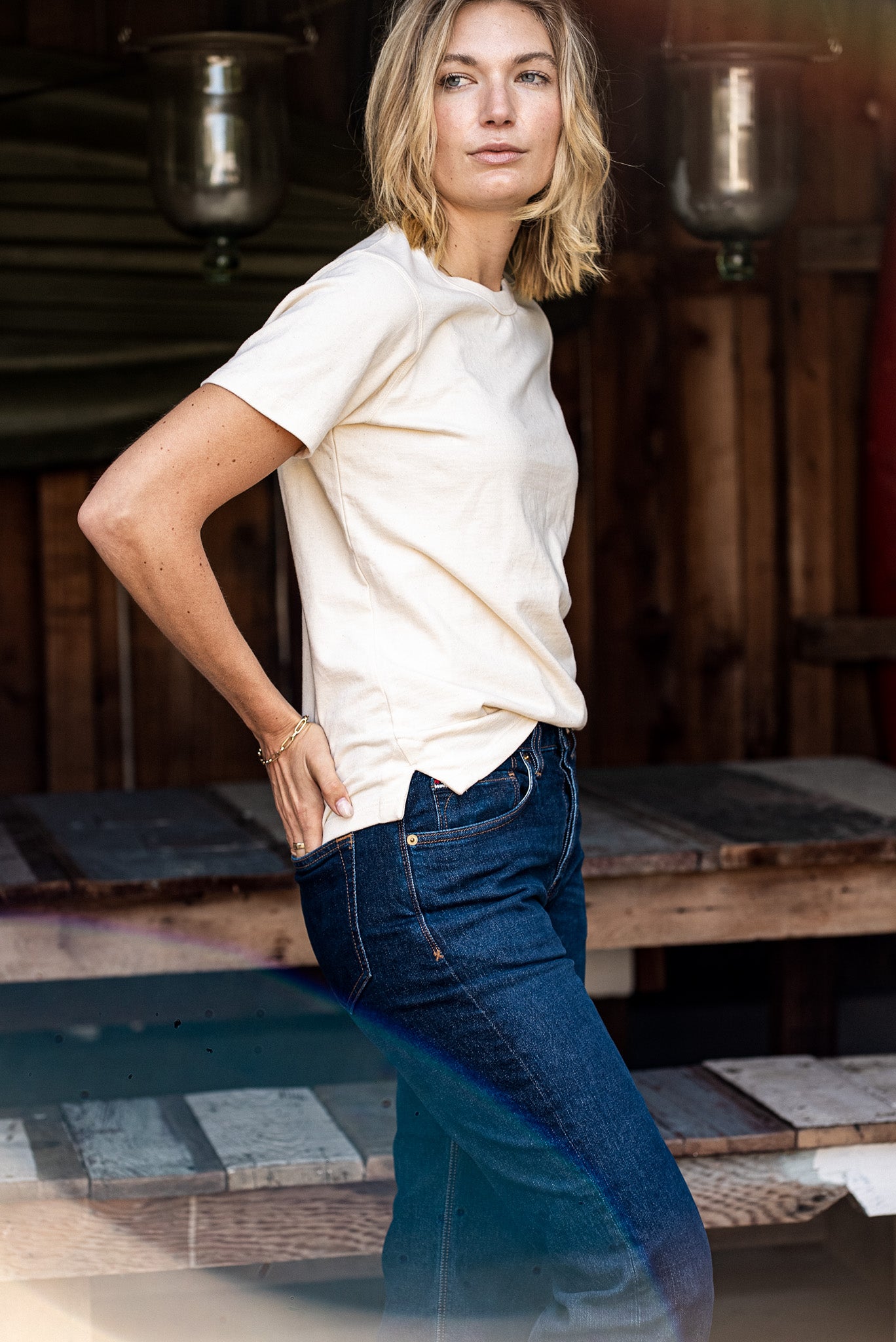 Reyes Boxy Tee | 100% Natural Cotton
