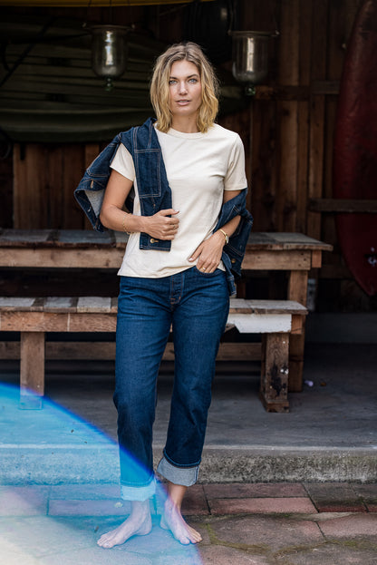 Reyes Boxy Tee | 100% Natural Cotton