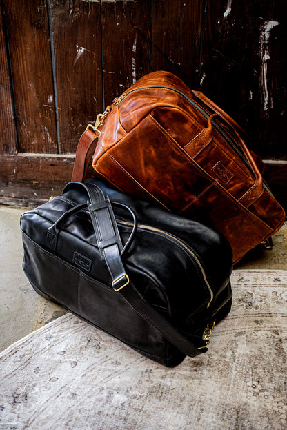 Weekender Bag Tan | Horween Leather
