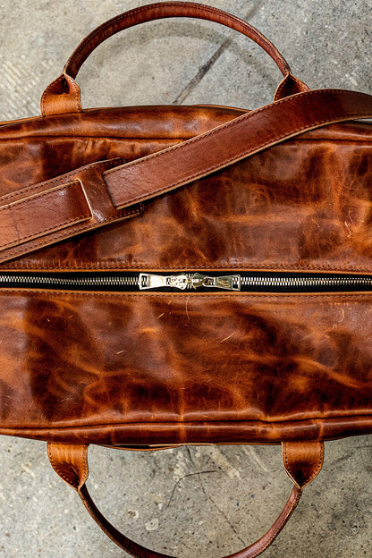 Weekender Bag Tan | Horween Leather