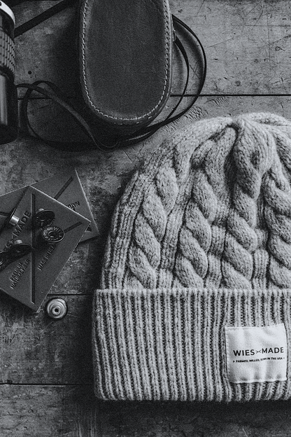 Wool Beanie | 100% American Made - Navy