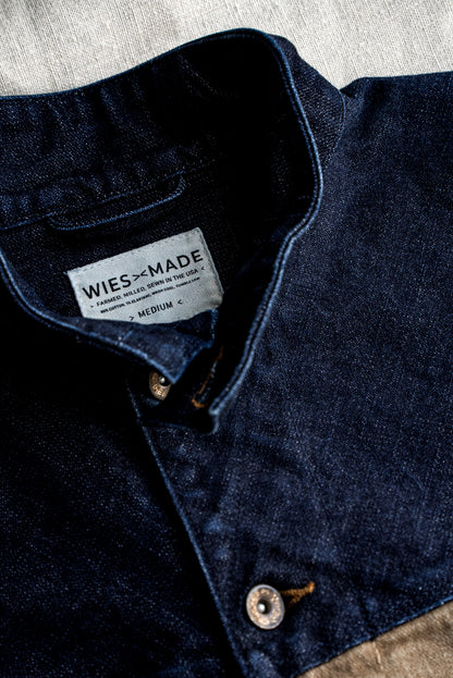 Jamie Vest | Wheat 14oz Broken Twill Denim