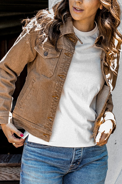 Artcher Jacket | Wheat 14oz Broken Twill Denim